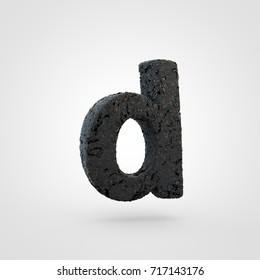 Asphalt Letter B Lowercase 3d Render Stock Illustration 717143284