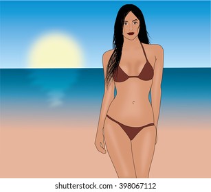 Naked Woman Stock Illustration Shutterstock