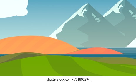 Orographic Effect Vector Illustration Labeled Weather Stock Vector