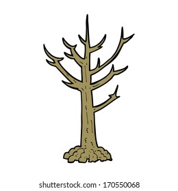 Cartoon Naked Tree Stock Illustration Shutterstock