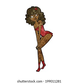 Cartoon Woman Lingerie Stock Vector Royalty Free Shutterstock