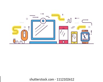 Cartoon Scrum Task Board Concept Characters