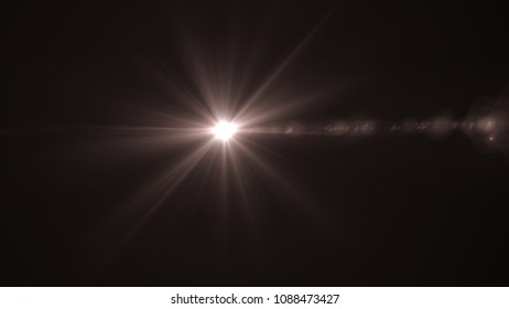 Digital Lens Flare Light Leaks Abstract Stock Illustration