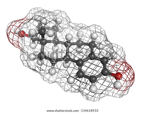 Estrogen Estradiol Female Sex Hormone Molecular Stock Illustration