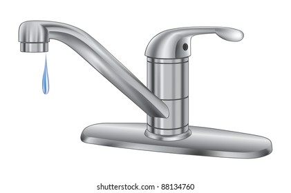 Modern Steel Faucets Bathroom Isolated On Stock Photo Edit Now