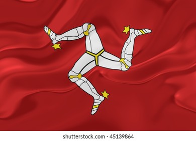 Fabric Texture Flag Isle Man Stock Illustration Shutterstock