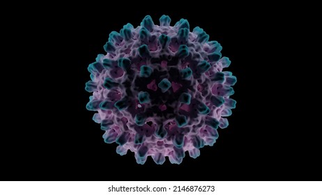 Estructura del virus de la hepatitis ilustración de stock 2146876273