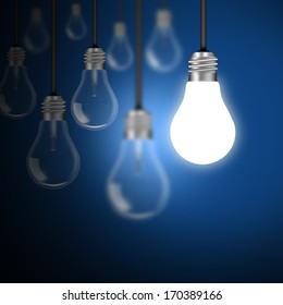 Idea Concept Light Bulbs Stock Illustration Shutterstock