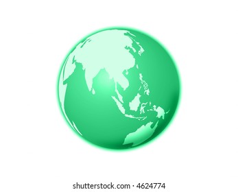 Drawing World Globe On Notepad Sheet Stock Vector Royalty Free