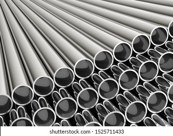 Gray Pvc Tubes Plastic Pipes Stacked Stock Photo 1668419461 Shutterstock