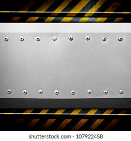 Metal Warning Stripe Stock Illustration Shutterstock