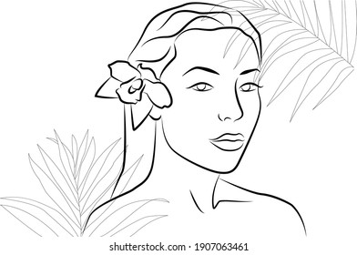 Naked Woman Poses Outline Silhouette Stock Illustration Shutterstock