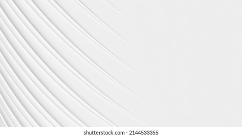 Offset White Fading Out Organic Swoosh Stock Illustration