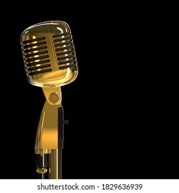 1950s Style Microphone On Stand Stock Photo Edit Now 16149655