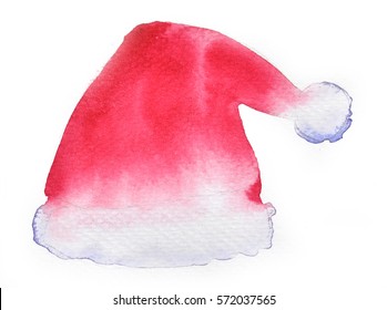 488 Watercolour Santa Hat Images Stock Photos Vectors Shutterstock