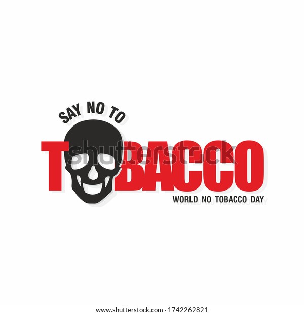 Say No Tobacco World No Tobacco Stock Illustration