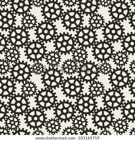 Seamless Gear Pattern Stock Illustration 103169759 Shutterstock