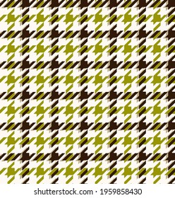 Houndstooth Seamless Pattern Crowbar Print Stock Illustration