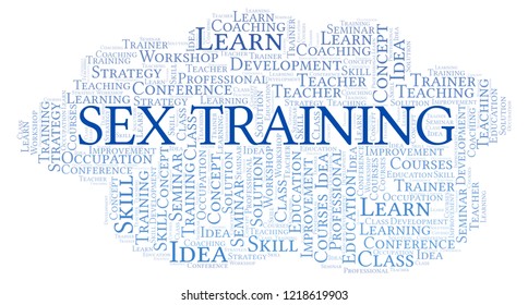 Sex Training Word Cloud Stock Illustration Shutterstock