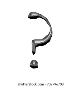 Black Etched Metal Question Mark Sign 스톡 일러스트 702840160 Shutterstock