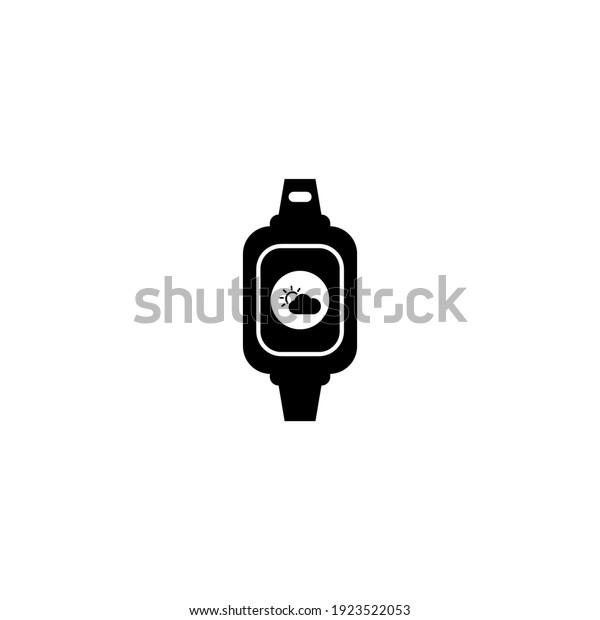 Smartwatches Icons Symbols Favicons Logos Stock Illustration