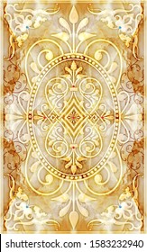 Ornamental Gold Background Stock Illustration 227604460 Shutterstock