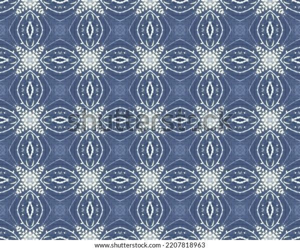 White Old Texture Ancient Batik Pattern Stock Illustration