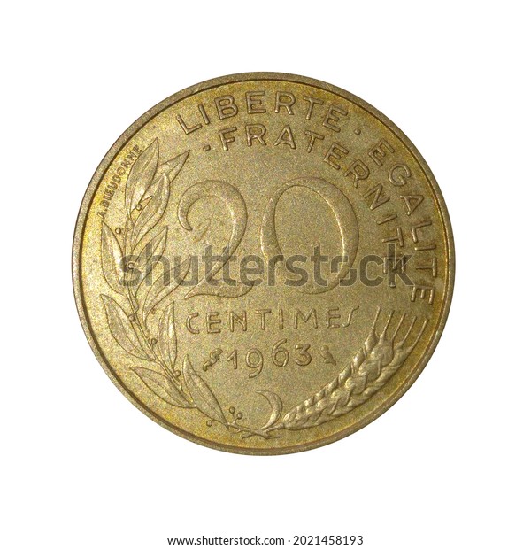 France Centimes Coin Back Stock Photo Shutterstock