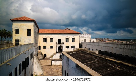 Aerial Interior View Elmina Castle Fortress Stock Photo Edit Now