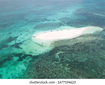 Naked Island Siargao Philippines Aerial Photograph库存照片1591480546