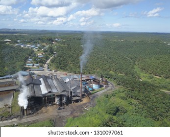 Aerial View Palm Oil Mill Sabah Stock Photo Shutterstock