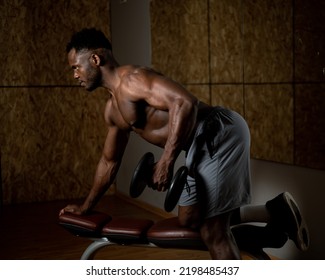 African American Man Naked Torso Doing Stock Photo Shutterstock