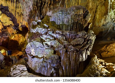 Amazing Geological Forms Phong Nha Cave Foto De Stock