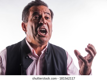 Portrait Surprised Mature Man Stock Photo Shutterstock