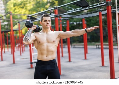 Athletic Male Naked Torso Trains One Stock Photo Shutterstock