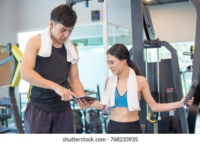Asian personal trainer