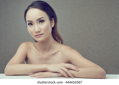 Attractive Naked Woman Flawless Soft Skin Stock Photo Shutterstock