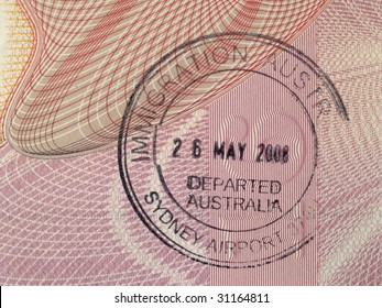 132 Australian Immigration Passport Stamp Images Stock Photos