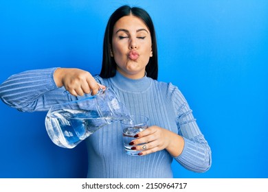 Pouring Water Into Mouth Images Stock Photos Vectors