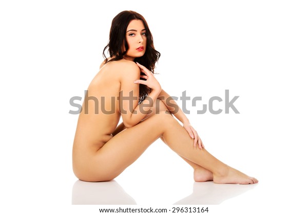 Beautiful Naked Slim Woman Sitting Stock Photo Shutterstock