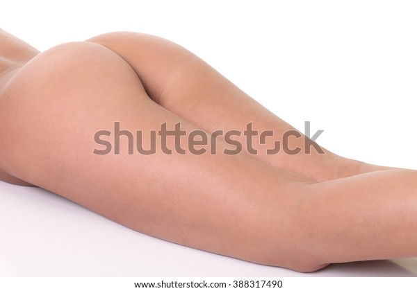 Beautiful Naked Woman Isolated On A White