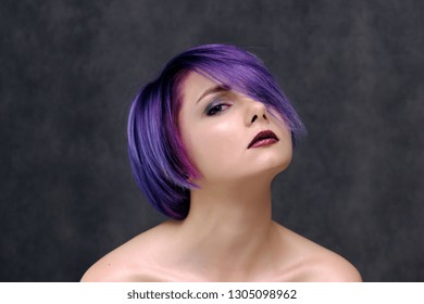 Naked Purple Hair Girl Telegraph