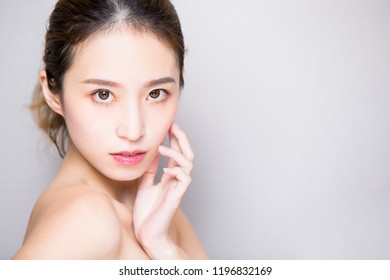 Pure Skin Care Mature Beauty Portrait Stock Photo Edit Now