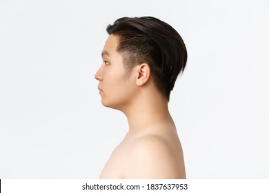 Side View Nude Woman Looking Screaming Stock Photo Edit Now 279553559