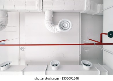 Air Duct Air Conditioner Pipe Fire Stock Photo Edit Now 1537968362