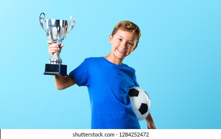 4 259 Soccer Holding Trophy Images Stock Photos Vectors Shutterstock