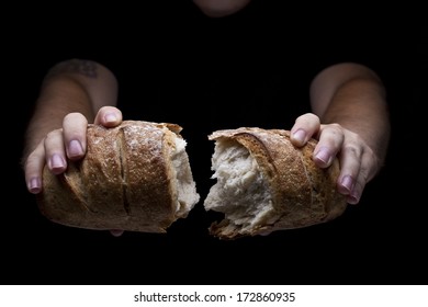 Breaking Bread Stock Photo 172860935 Shutterstock