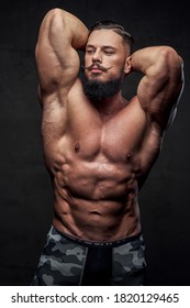 Brutal Military Athlete Naked Torso Beard Stock Photo Shutterstock