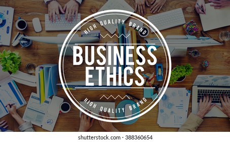 Business Ethics Moral Integrity Honesty Trust Stock Photo