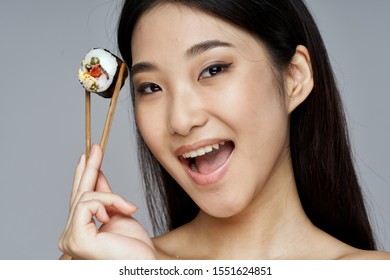 Charming Woman Asian Appearance Traditional Japanese Stock Photo Shutterstock